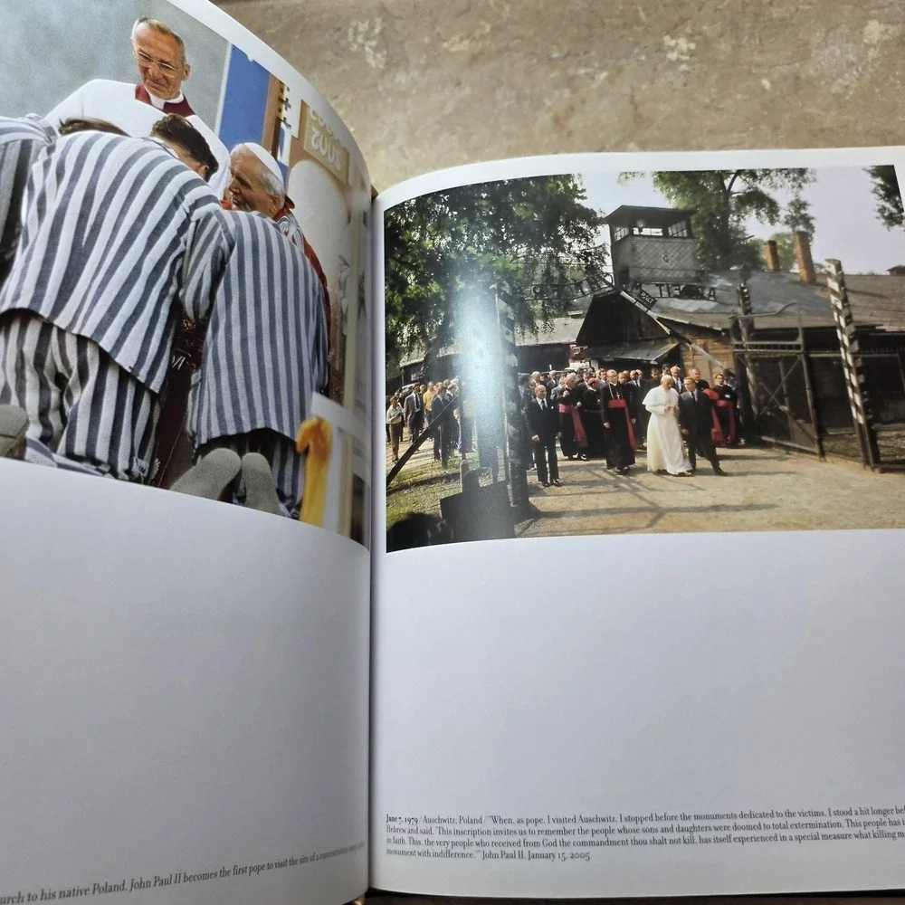Pope‎ John Paul II A Life In Pictures Dherbier Verlhac HC Black Leather Taunton